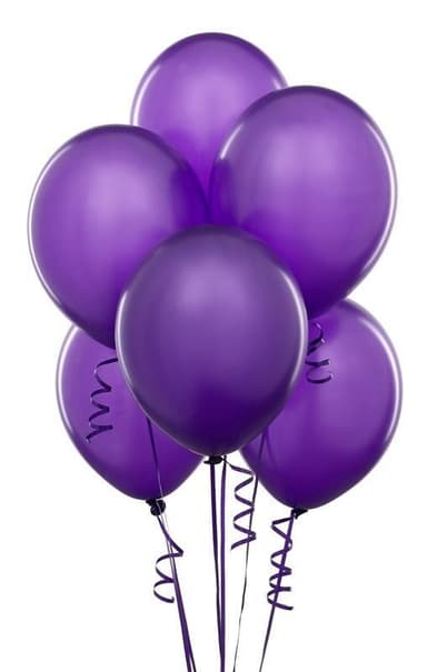 Storpack Ballonger i Latex,100-pack, Lila
