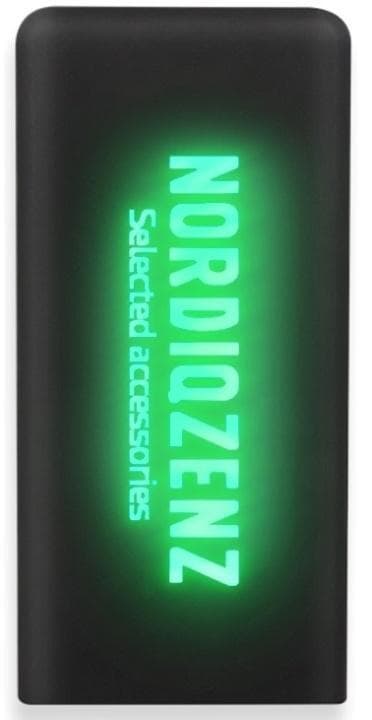 NORDIQZENZ Powerbank med lysande LED-indikator, 5000mAh