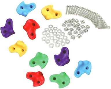 Klättergrepp/Klätterstenar och fästpunkter, 10-pack