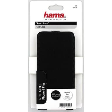 Hama iPhone6 Plus Mobilväska Flip-Front Svart (135129)
