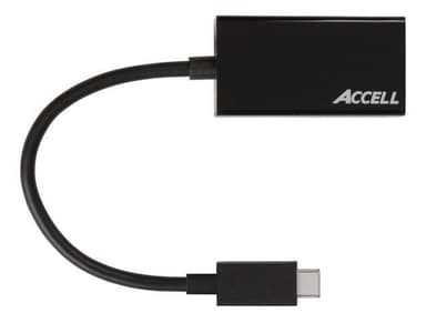 Accell USB-C - VGA Adapter, 2560x1600 i 60Hz, DP ALT mode, 0,15m