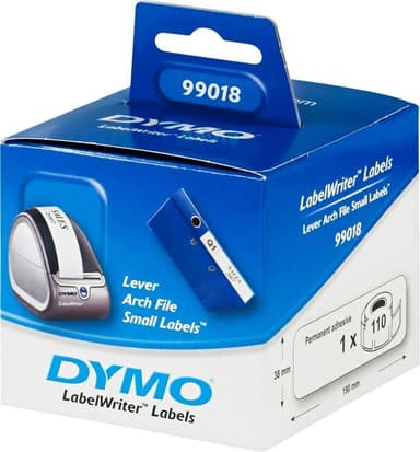 DYMO LabelWriter långa etiketter, 38x190mm, 110st (S0722470)