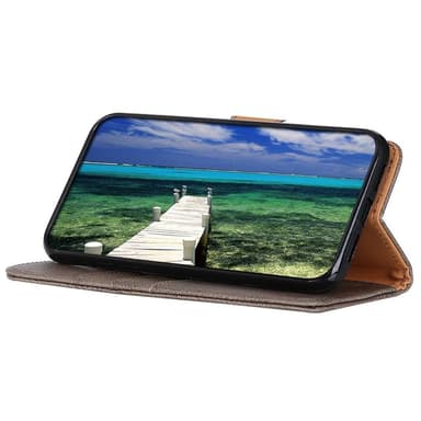 KHAZNEH Motorola Moto G 5G 2022 Plånboksfodral - Khaki