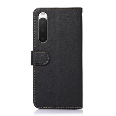 KHAZNEH Sony Xperia 10 IV Plånboksfodral Svart/Röd