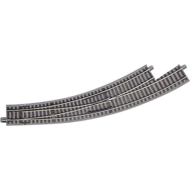61154 H0 Roco geoLINE (med ballast) Bågväxel, vänster