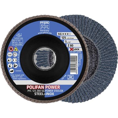 Lamellslipskiva PFERD 67788127 Diameter 125 mm N/A 10