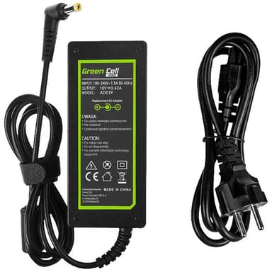 Green Cell AD01P Laptop nätadapter 65 W N/A 3.42 A