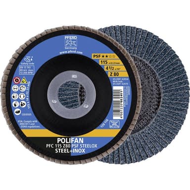Lamellslipskiva PFERD 67768115 Diameter 115 mm N/A 10