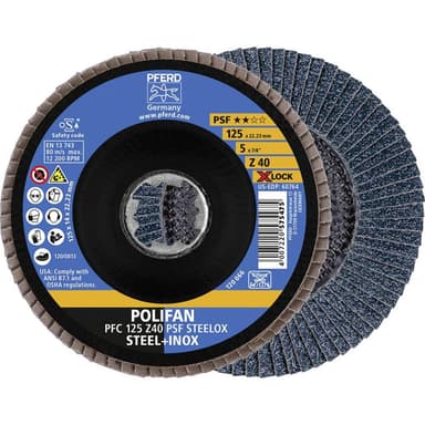 Lamellslipskiva PFERD 67664126 Diameter 125 mm N/A