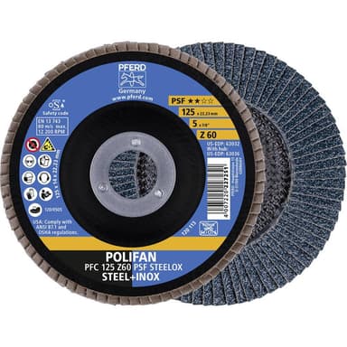 Lamellslipskiva PFERD 67766125 Diameter 125 mm N/A