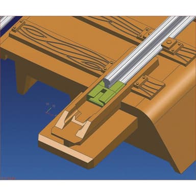 H0 Roco geoLINE (med ballast) 61192 Anslutningsplintar,