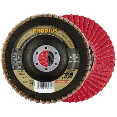 Lamellslipskiva Rhodius 208746 Diameter 125 mm N/A 1 st