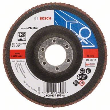 Lamellslipplatta Bosch Accessories 2608607352 Diameter