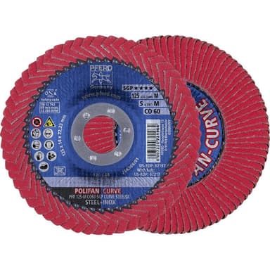 Lamellslipskiva PFERD 67689056 Diameter 125 mm N/A 10