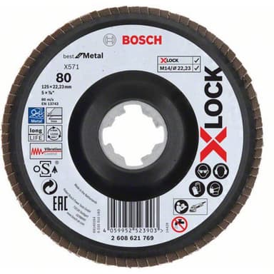 Lamellslipskiva Bosch Accessories 2608621769 N/A 1 st