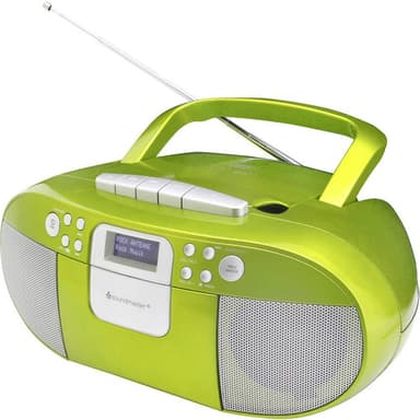 Kinderradio Mit Cd Und Kassette Und Mikrofon soundmaster SCD7800GR Kassettradio DAB+, FM AUX, CD, - Elgiganten