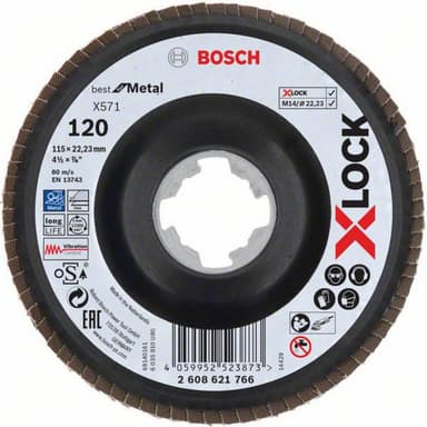 Lamellslipskiva Bosch Accessories 2608621766 Diameter
