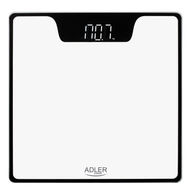 Adler badrumsvåg LED-display 180kg - vit