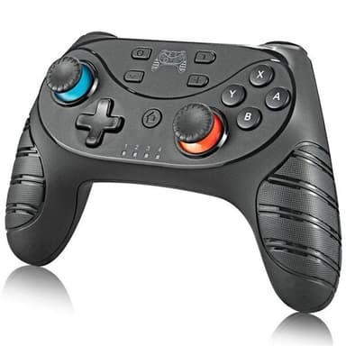 Trådlös handkontroll med Bluetooth till Switch Pro Svart