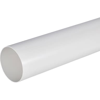 Rör-ventilationssystem 100 Rör utan muff Wallair