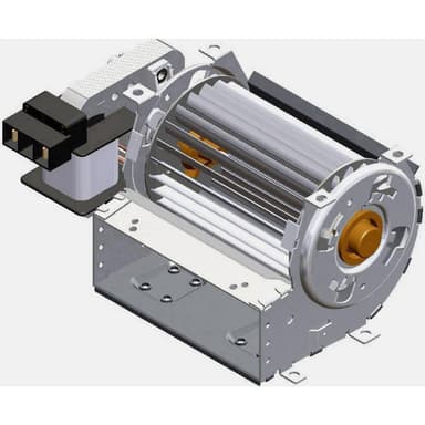 Trial TAS09B-003-00 Tvärströmsfläkt Motor vänster 230