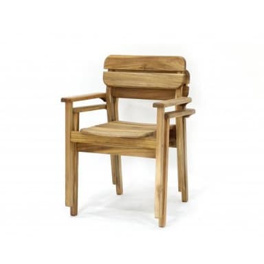 Loungestol/karmstol marion 2-pack - trä/akacia