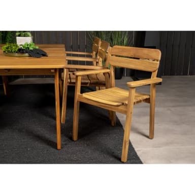 Loungestol/karmstol marion 2-pack - trä/akacia