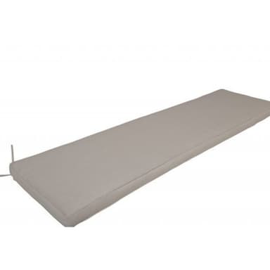 Bänkdyna nairobi - för bänk utan armstöd - 150x40 cm - beige