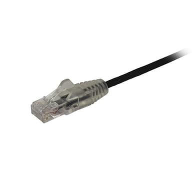 StarTech.com 2,5 m CAT6-kabel - Tunn - Ej hakfria RJ45-kontakter - Sva