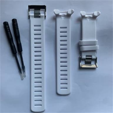 Klockarmband för Suunto D4/D4i Novo med 2 olika längder Vit