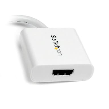 StarTech.com Mini DisplayPort till HDMI-videoadapter – Vit, 0,12 m, Mi