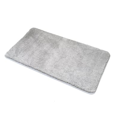 Tjock dörrmatta för badrum i sovrum med halkfri Ljusgrå 40x60 cm