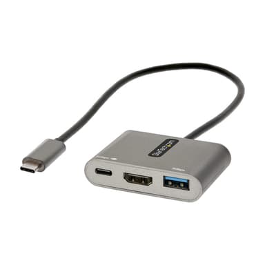 StarTech.com USB C multiportadapter, USB-C till HDMI 4K Video, 100W PD