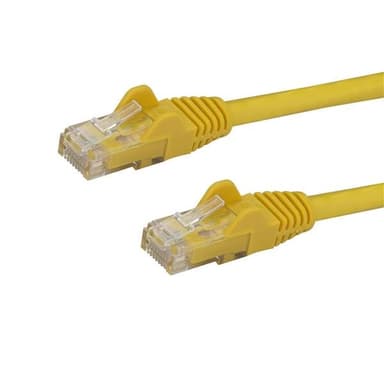 StarTech.com Cat6-patchkabel med hakfria RJ45-kontakter – 1 m, gul, 1