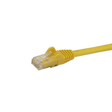 StarTech.com Cat6-patchkabel med hakfria RJ45-kontakter – 1 m, gul, 1