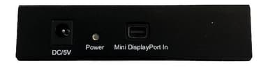 Mini DisplayPort till DVI Splitter, två DVI-I-utgångar, Full HD, 2,2 G