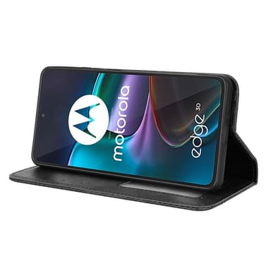 Motorola Edge 30 5G Plånboksfodral  - Svart