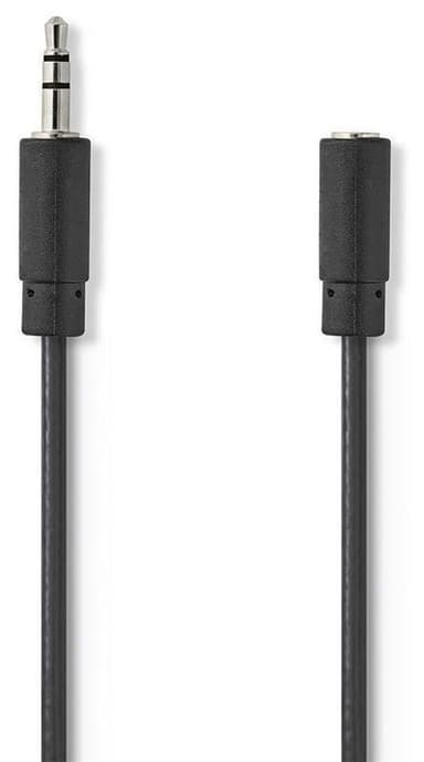 Stereoljudkabel 3.5 mm Hane | 3.5 mm Hona | Nickelpläterad | 2m