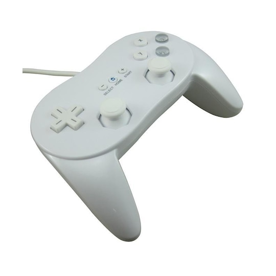 fe indelukke fritaget Classic Controller Pro till Nintendo Wii (Vit) - Elgiganten