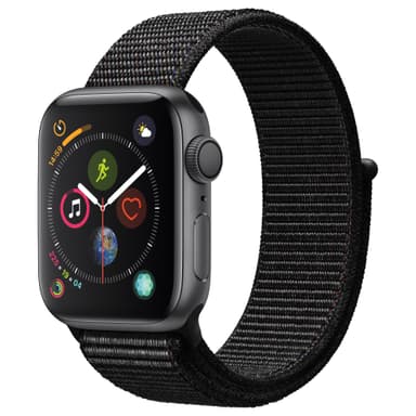 Apple Watch 4 40mm (grå alu/svart sportloop)