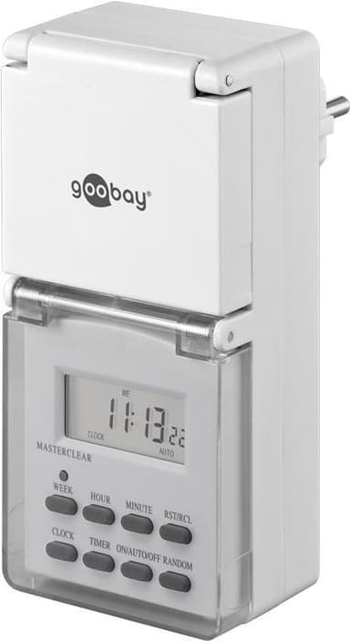 Goobay Set med 2, digital timer IP44