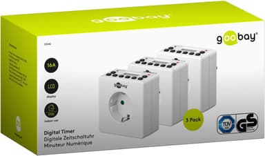 Goobay Set med 3, digital timer