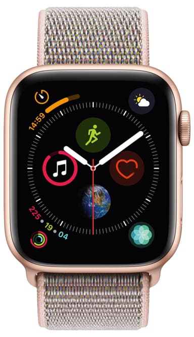 Apple Watch 4 44mm (guld alu/rosa sand sportloop)