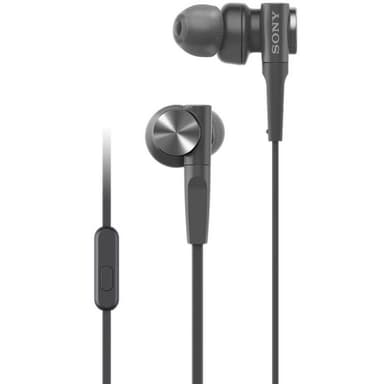 Headset MDR-XB55AP Svart Sladd in-ear mic