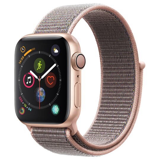 Apple Watch 4 40mm (guld alu/rosa sand sportloop)