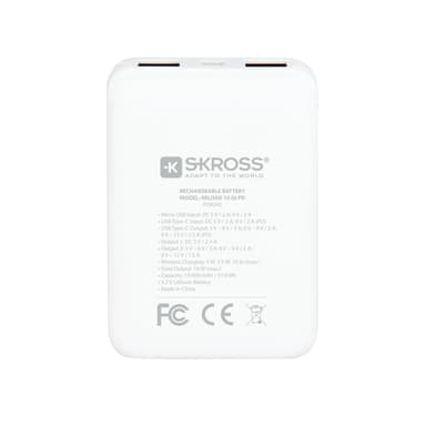 Ladda om 10, Power Bank, Wireless Qi, PD
