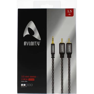 AVINITY CLASSIC Kabel 2xRCA-3.5mm Klass 5 1.5m