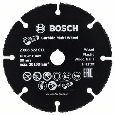 Bosch Accessories GWS 10 2608623011 Separationspår rakt