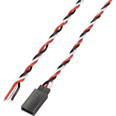 Servo Kabel [1x JR-kontakt - 1x Öppen ände] 30.00 cm