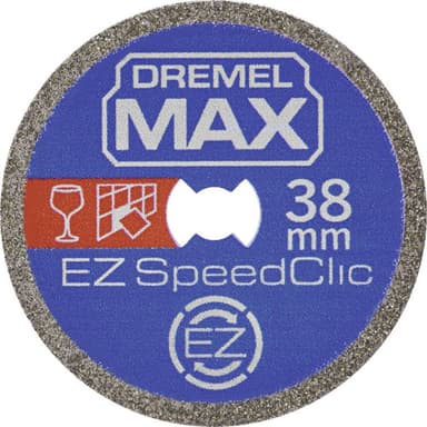 Separationspår rakt 1 st 38.1 mm 14 mm Dremel SC545